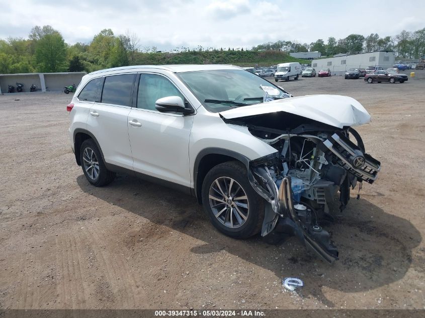 2019 TOYOTA HIGHLANDER XLE