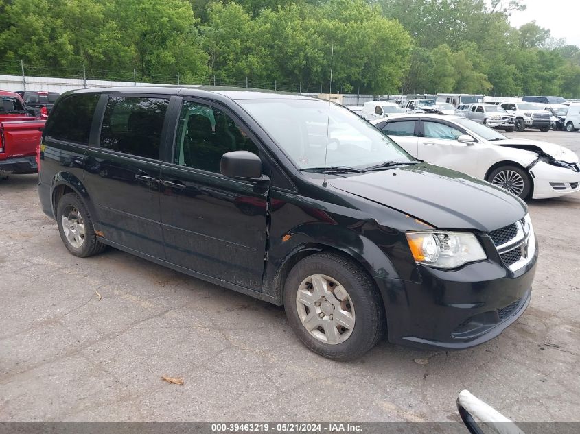 2012 DODGE GRAND CARAVAN SE