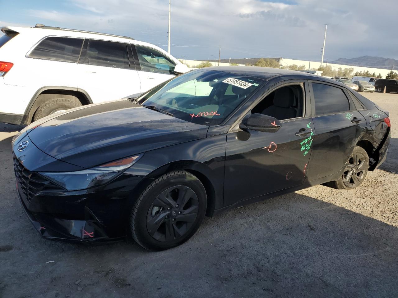 2021 HYUNDAI ELANTRA BLUE