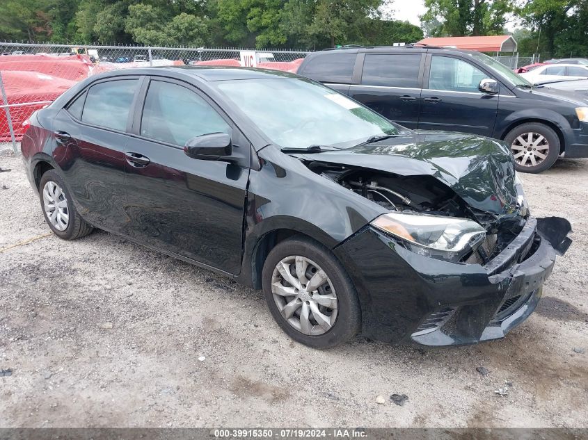 2016 TOYOTA COROLLA LE