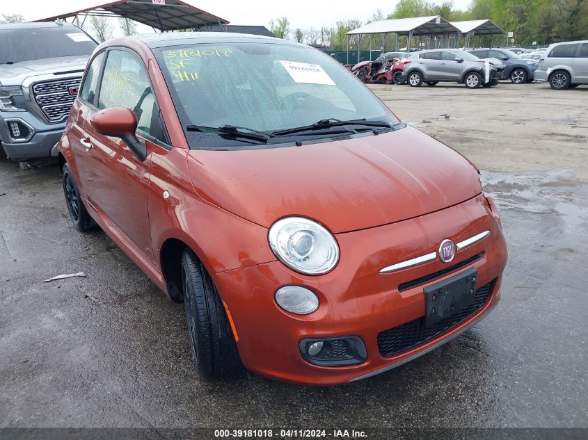 2012 FIAT 500 SPORT