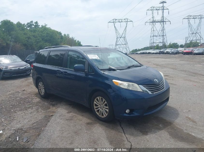 2012 TOYOTA SIENNA XLE V6 8 PASSENGER