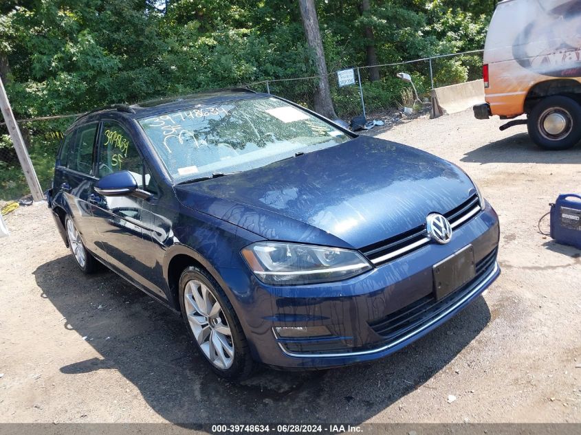 2015 VOLKSWAGEN GOLF SPORTWAGEN TSI SE 4-DOOR