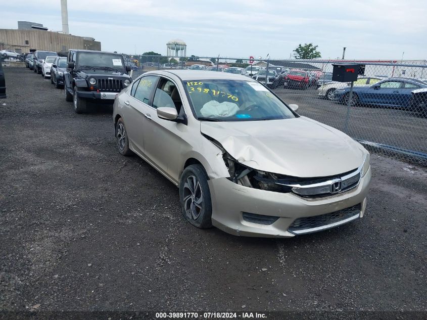 2016 HONDA ACCORD LX