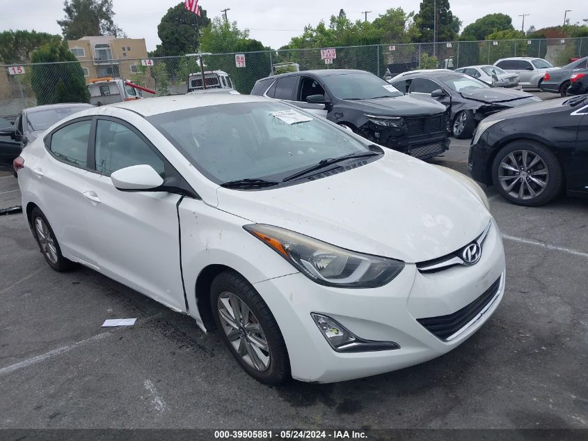 2016 HYUNDAI ELANTRA SE