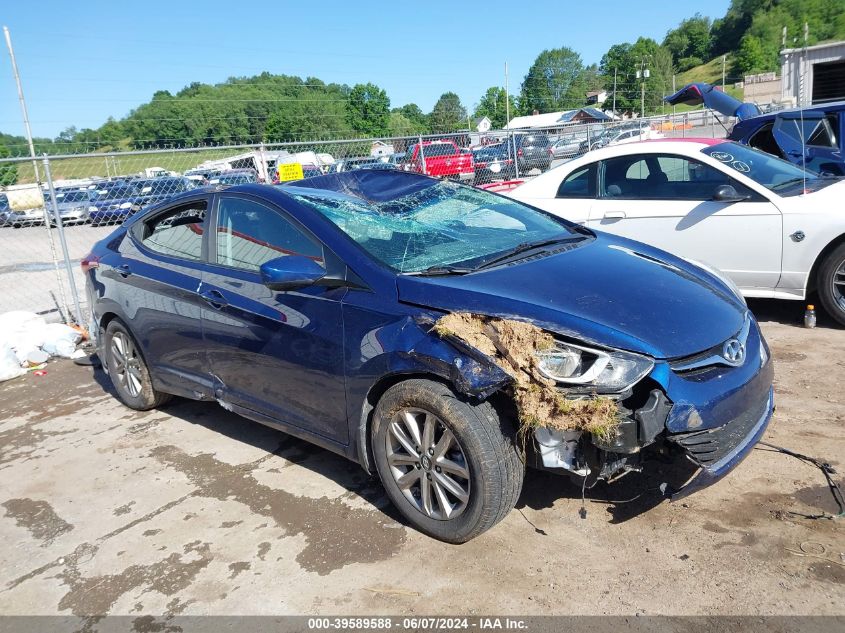 2016 HYUNDAI ELANTRA SE/SPORT/LIMITED