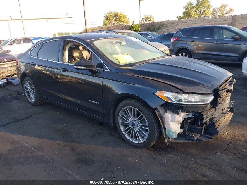 2013 FORD FUSION HYBRID SE