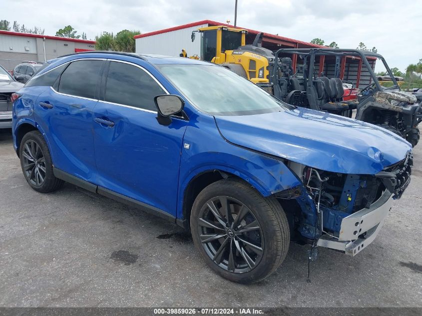 2024 LEXUS RX 350 F SPORT HANDLING