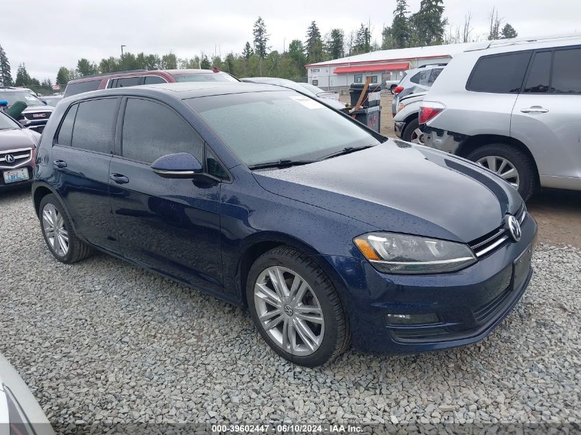 2015 VOLKSWAGEN GOLF TDI SE 4-DOOR