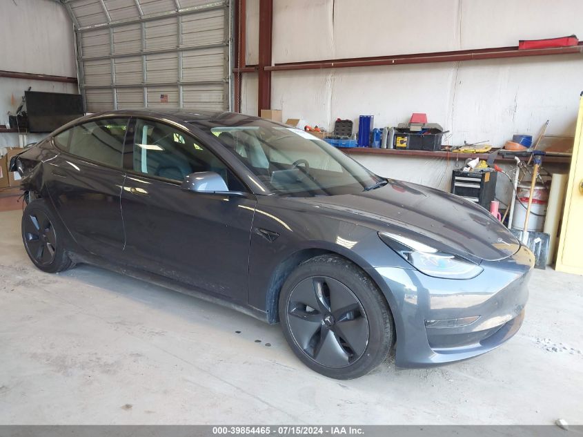 2022 TESLA MODEL 3 REAR-WHEEL DRIVE