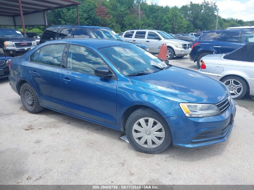 2015 VOLKSWAGEN JETTA 2.0L S