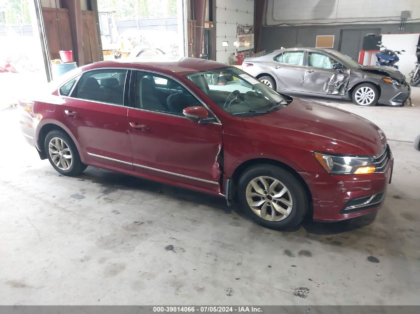 2016 VOLKSWAGEN PASSAT 1.8T S