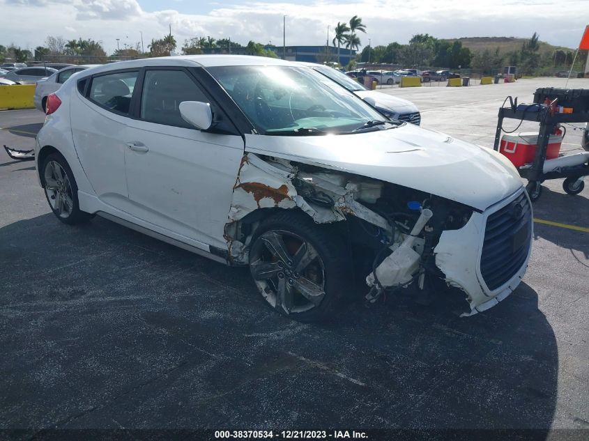 2013 HYUNDAI VELOSTER TURBO W/BLUE