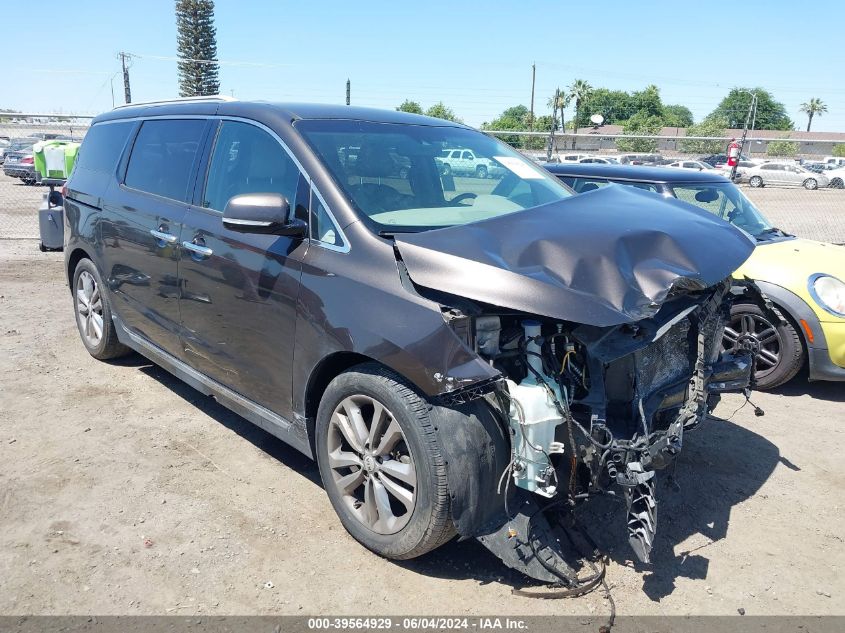 2017 KIA SEDONA SX LUXURY