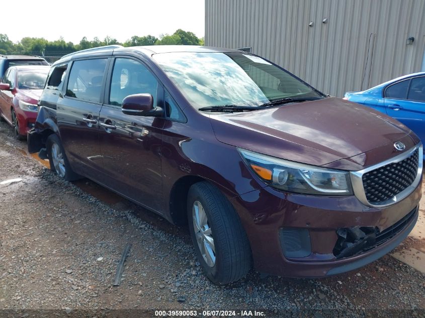 2017 KIA SEDONA LX