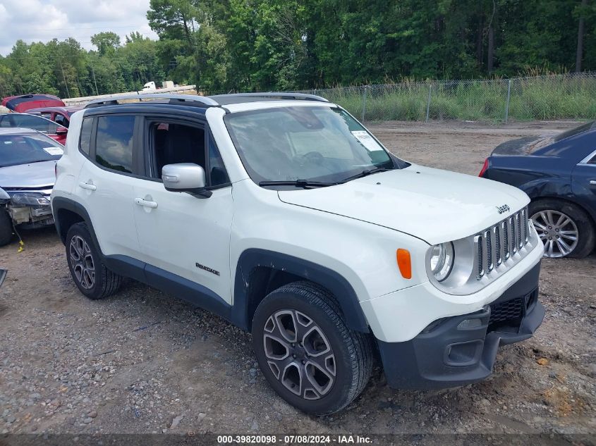 2017 JEEP RENEGADE LIMITED 4X4