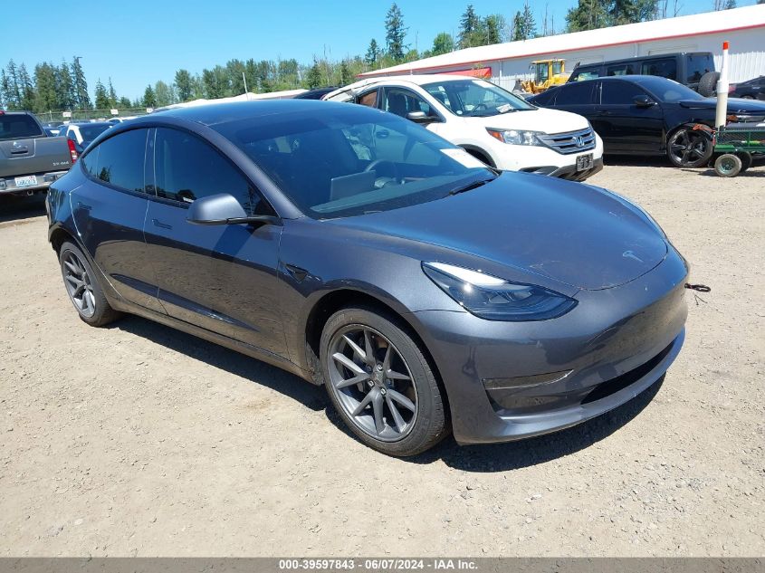 2023 TESLA MODEL 3 REAR-WHEEL DRIVE