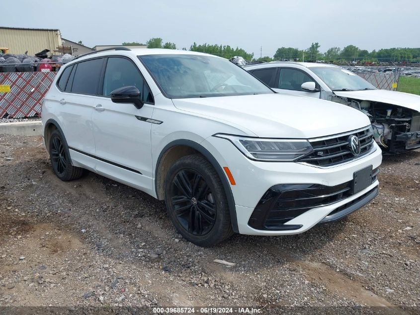 2022 VOLKSWAGEN TIGUAN 2.0T SE R-LINE BLACK