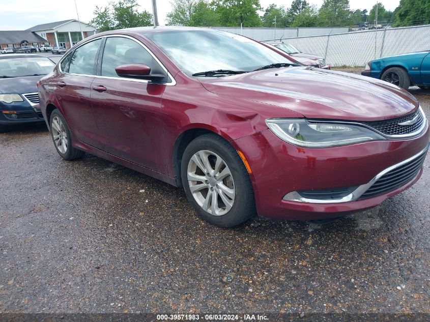 2015 CHRYSLER 200 LIMITED