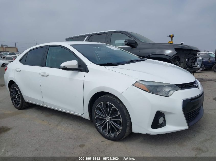 2016 TOYOTA COROLLA S PLUS