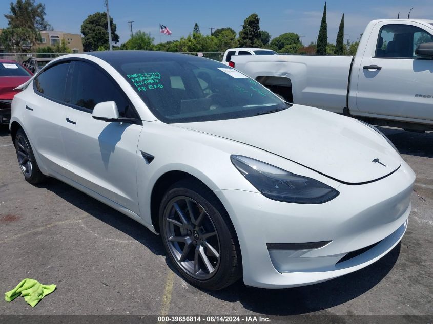 2023 TESLA MODEL 3 REAR-WHEEL DRIVE