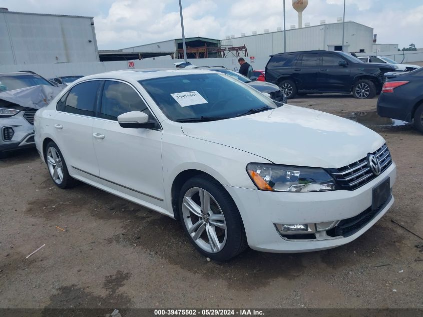 2014 VOLKSWAGEN PASSAT 2.0L TDI SEL PREMIUM