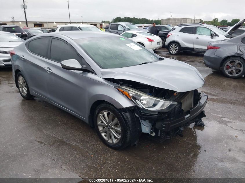 2016 HYUNDAI ELANTRA SE