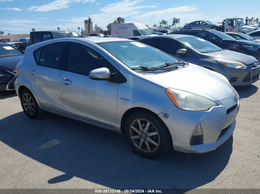 2012 TOYOTA PRIUS C THREE