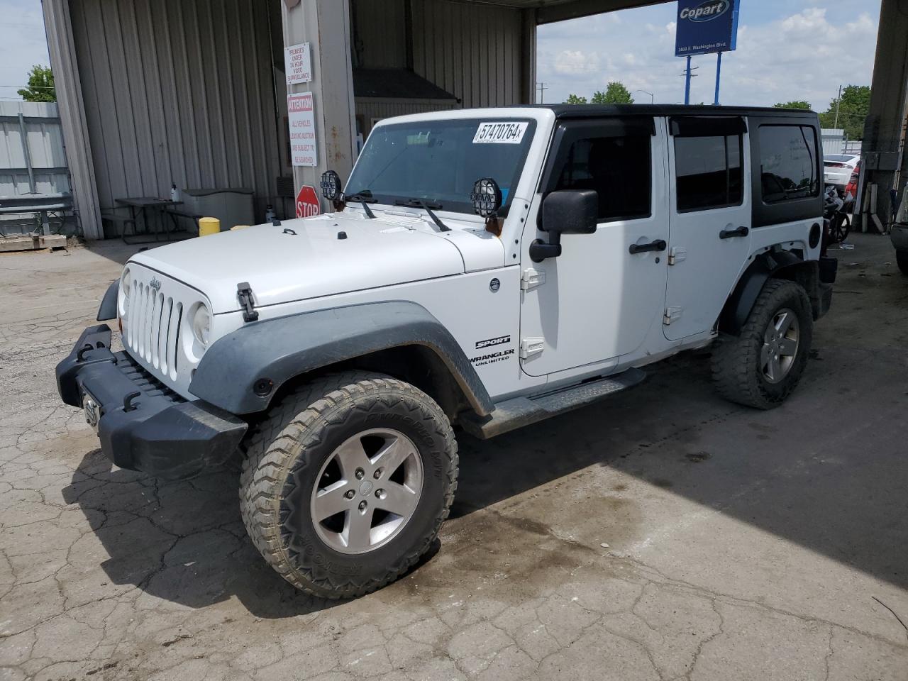 2012 JEEP WRANGLER UNLIMITED SPORT