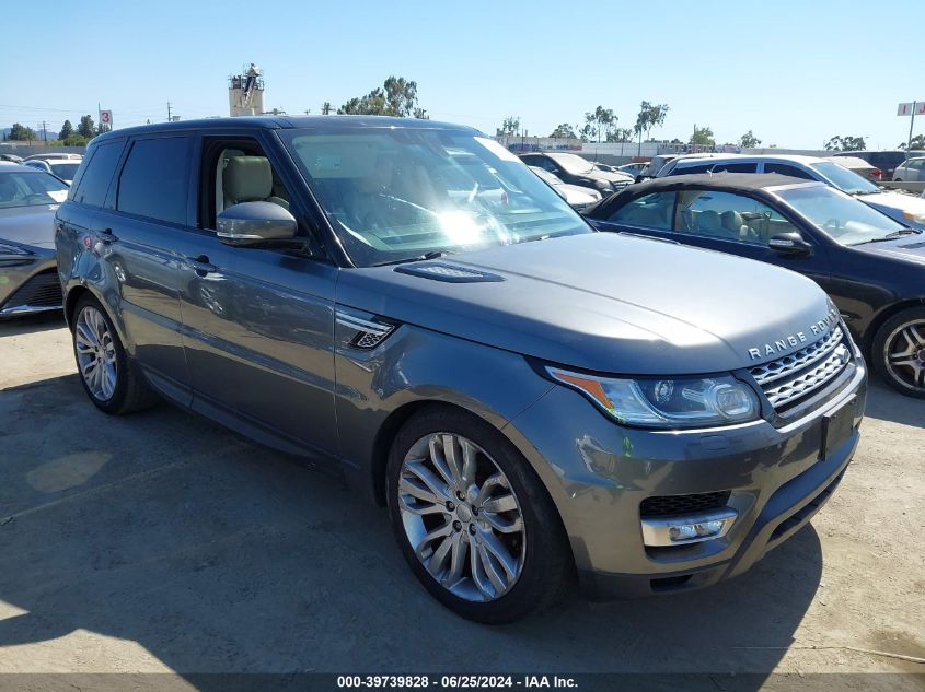 2016 LAND ROVER RANGE ROVER SPORT 3.0L V6 TURBOCHARGED DIESEL HSE TD6