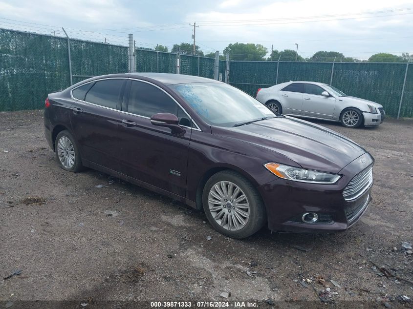 2013 FORD FUSION ENERGI TITANIUM