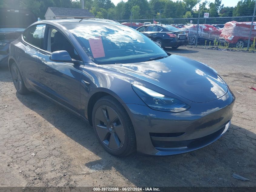 2023 TESLA MODEL 3 LONG RANGE DUAL MOTOR ALL-WHEEL DRIVE