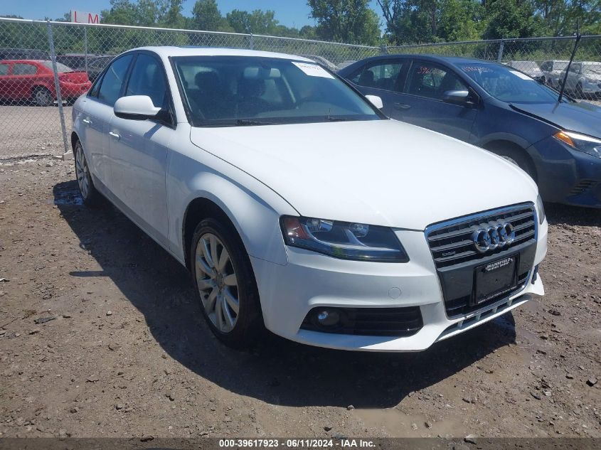 2012 AUDI A4 2.0T PREMIUM