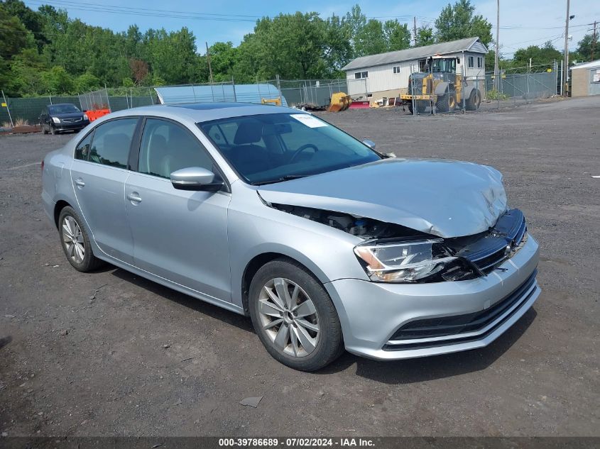 2015 VOLKSWAGEN JETTA 2.0L TDI SE