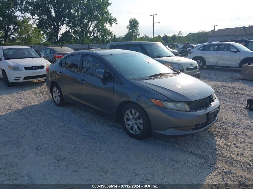 2012 HONDA CIVIC LX