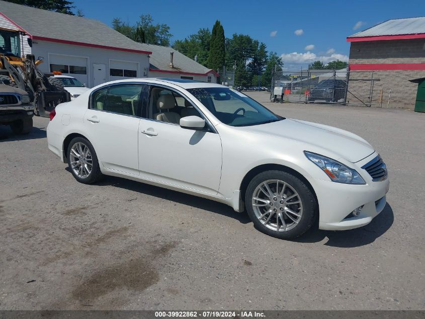 2011 INFINITI G37X