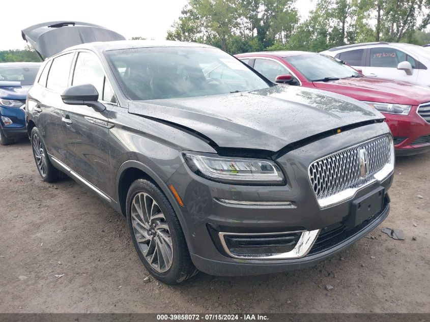 2019 LINCOLN NAUTILUS RESERVE