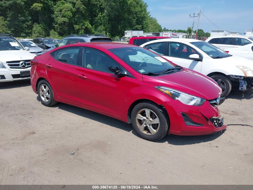 2015 HYUNDAI ELANTRA SE