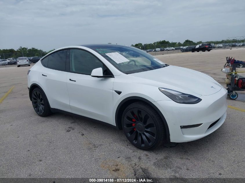 2022 TESLA MODEL Y PERFORMANCE DUAL MOTOR ALL-WHEEL DRIVE