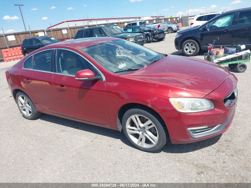 2014 VOLVO S60 T5/T5 PLATINUM/T5 PREMIER/T5 PREMIER PLUS