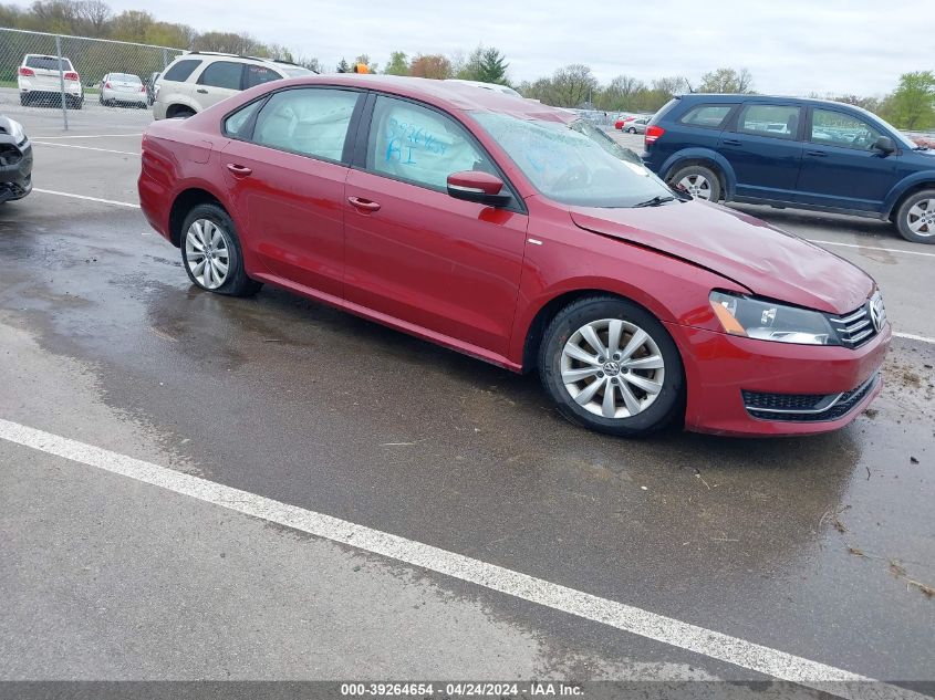 2015 VOLKSWAGEN PASSAT 1.8T WOLFSBURG EDITION