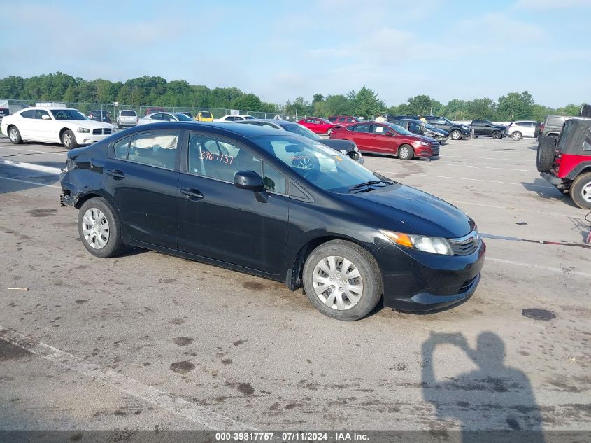 2012 HONDA CIVIC LX