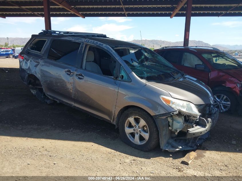 2013 TOYOTA SIENNA LE V6 8 PASSENGER