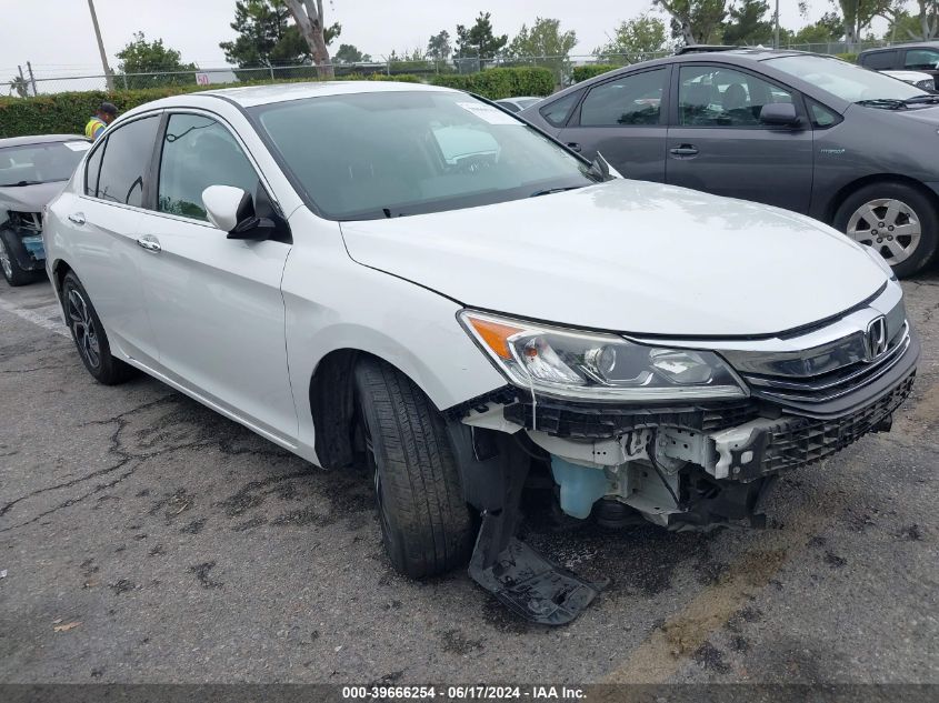 2017 HONDA ACCORD LX