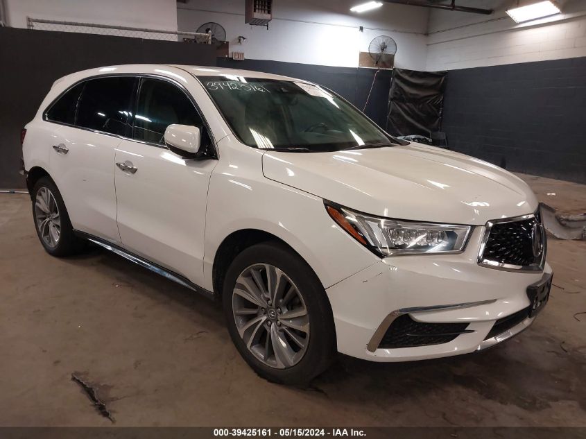 2018 ACURA MDX TECHNOLOGY PACKAGE   ACURAWATCH PLUS PKG