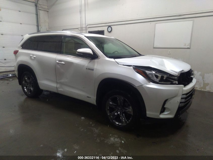 2019 TOYOTA HIGHLANDER HYBRID LIMITED PLATINUM