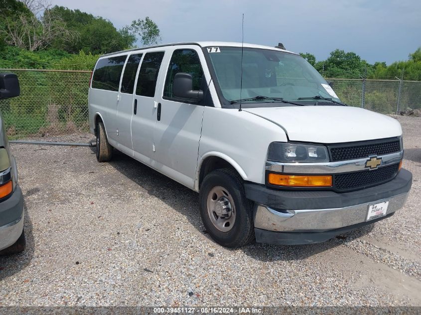 2020 CHEVROLET EXPRESS PASSENGER RWD 3500 EXTENDED WHEELBASE LT