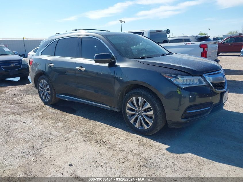 2015 ACURA MDX TECHNOLOGY PACKAGE