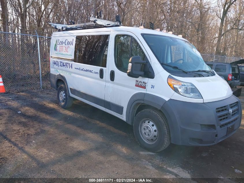 2018 RAM PROMASTER 1500 LOW ROOF 136 WB