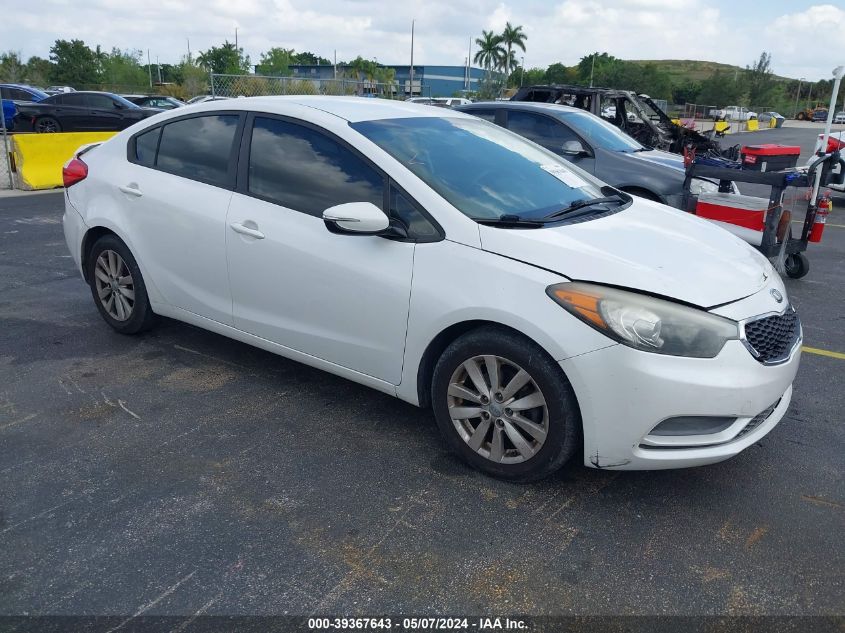 2016 KIA FORTE LX